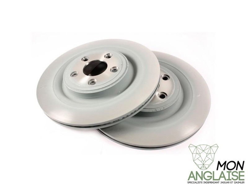 Kit de 2 disques de frein arrière 326mm Jaguar S-Type de 2006 à 2008 Référence OE : C2D61075