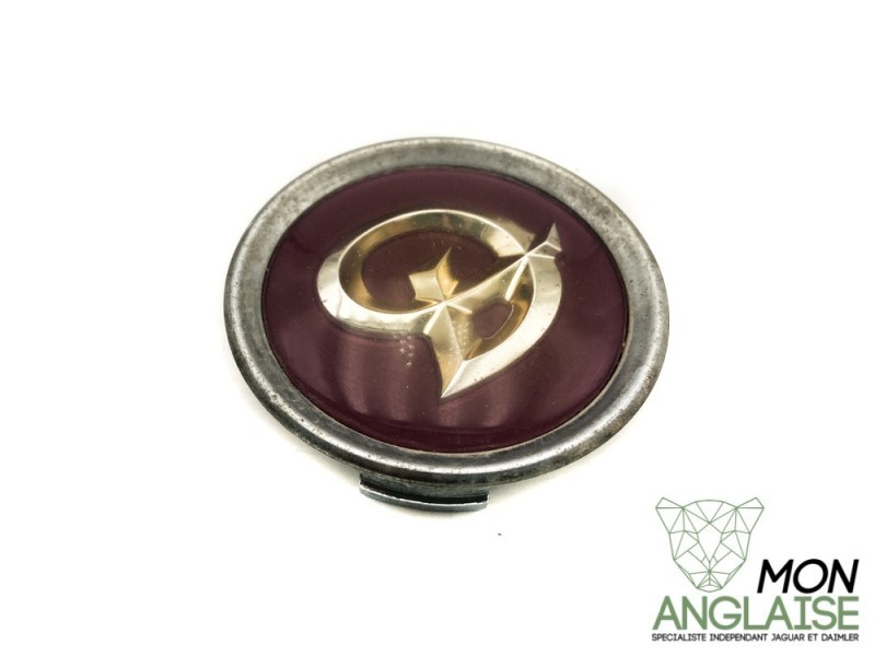 Centre de roue Daimler Or / Rubis Jaguar X300 de 1995 à 1997