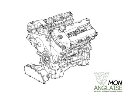 Moteur 3.0L Jaguar New XJ de 2010 à 2012