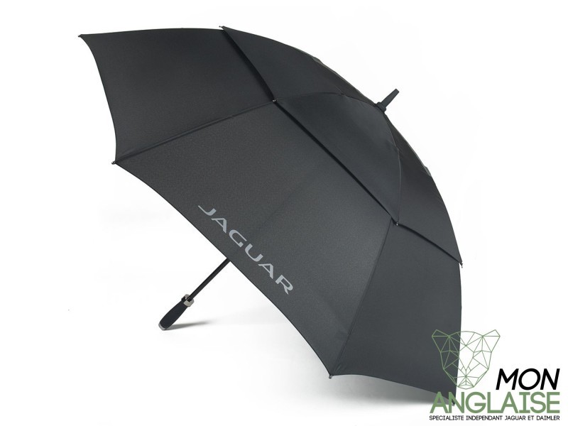 Parapluie de Golf Jaguar Noir Édition Limitée Jaguar XJ Série 3 de 1978 à 1992 Référence OE : JLUM182BKA