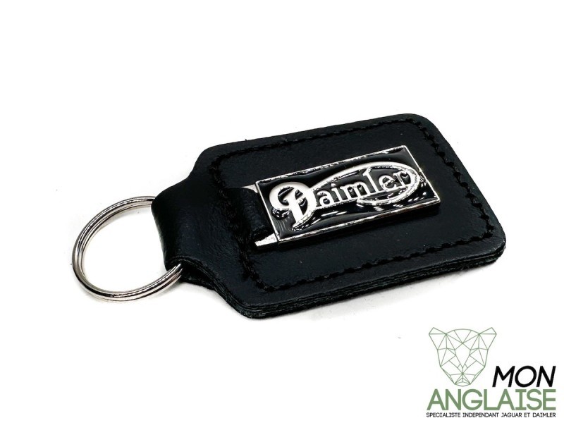 Porte Clef cuir et métal Daimler Jaguar XJ Série 2 de 1973 à 1979 Référence OE : GAC1012