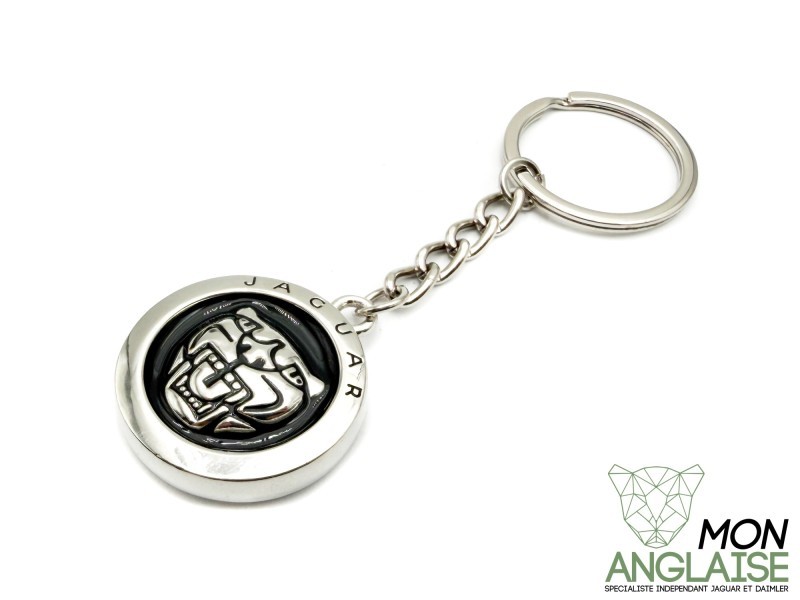 Porte-clef métal Jaguar Noir Jaguar XJ Série 3 de 1978 à 1992 Référence OE : MAPC1