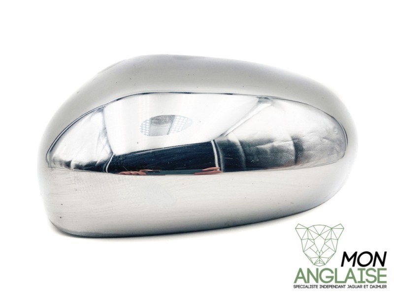 Coque de rétroviseur gauche chromée Jaguar XK de 2006 à 2009
