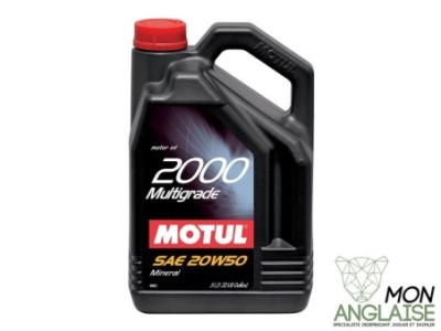 Motul Multigrade 20W50 5L Jaguar XJ Série 1 de 1968 à 1973