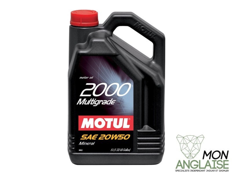 Motul Multigrade 20W50 5L Jaguar XJ Série 3 de 1978 à 1992