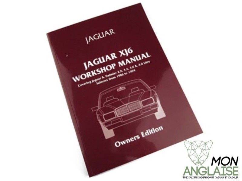 Manuel d'atelier Workshop manual Anglais Jaguar XJ40 de 1987 à 1994