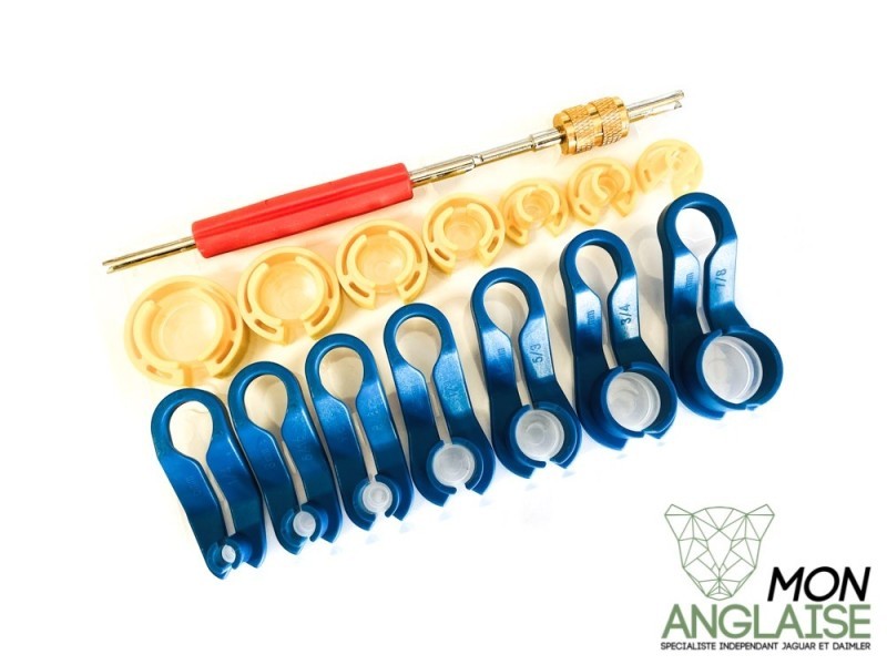 Kit démontage raccord essence climatisation Jaguar XK8 de 1996 à 2006