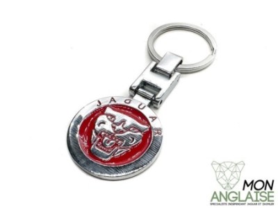 Porte Clef métal Jaguar rouge Jaguar X-Type de 2001 à 2009
