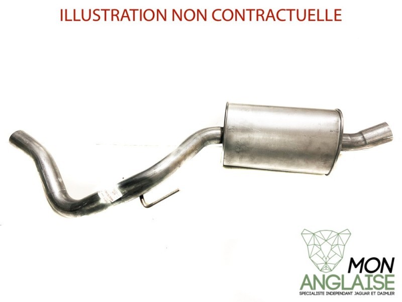 Silencieux intermédiaire gauche SWB Jaguar X300 de 1995 à 1997