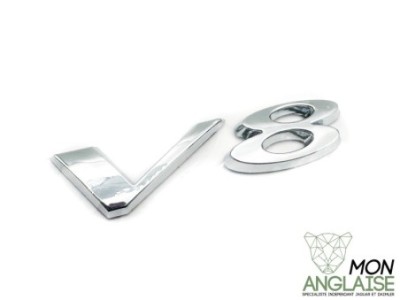 Badge - logo V8 Jaguar New XJ de 2010 à 2019