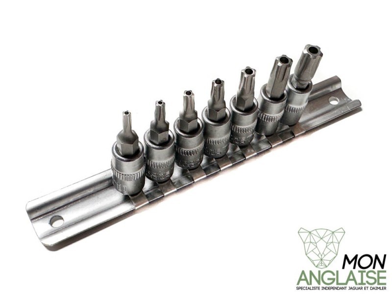 Douilles de sécurité TS TorX 5 branches Jaguar X-Type de 2001 à 2009 Référence OE : DOUILLETS