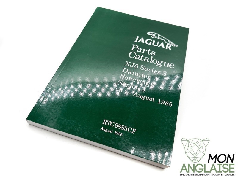 Catalogue de pièce détachées XJ6 Serie III Jaguar XJ Série 3 de 1978 à 1992 Référence OE : RTC9885CF