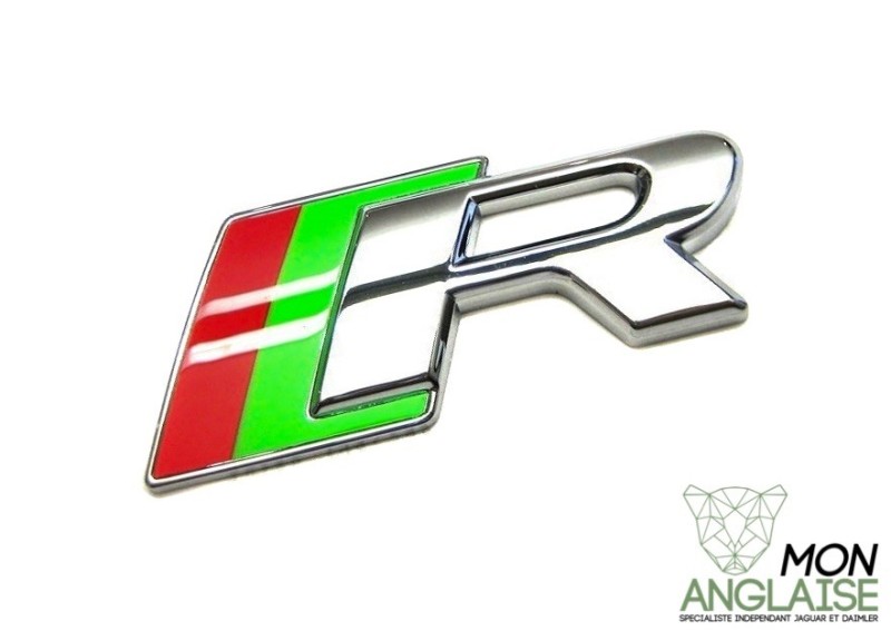 Badge de coffre "R" Jaguar New XJ de 2010 à 2019 Référence OE : C2P22603