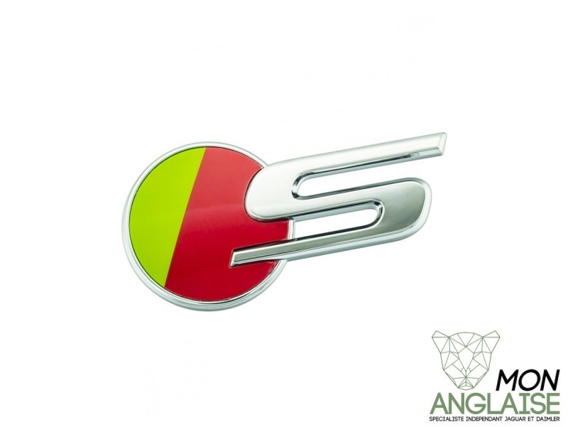 Badge de coffre "S" Jaguar New XJ de 2010 à 2019 Référence OE : C2Z31149