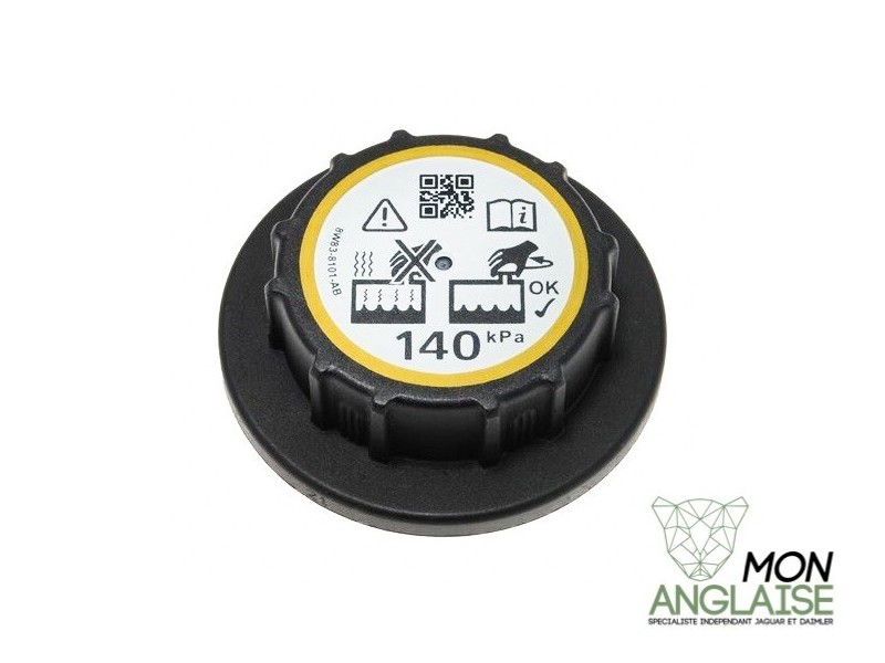 Bouchon de réservoir d'expansion Jaguar New XJ de 2010 à 2019 Référence OE : T2H57759