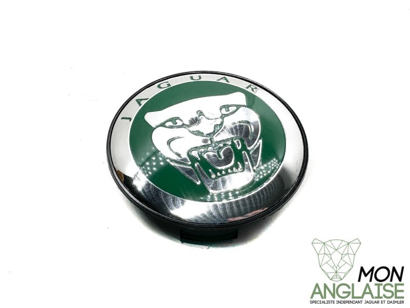 Centre de roue vert Jaguar XK de 2006 à 2014 Référence OE : CCGREEN