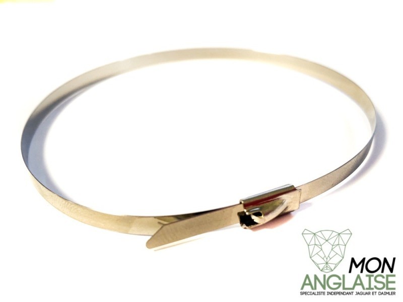 Collier inox de soufflet ajustable Jaguar XK8 de 1996 à 2006 Référence OE : JLM1390