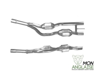 Catalyseur sous plancher raccord coulissant Jaguar X300 de 1995 à 1997