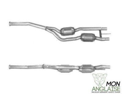 Catalyseur sous plancher raccord olive Jaguar X300 de 1995 à 1997
