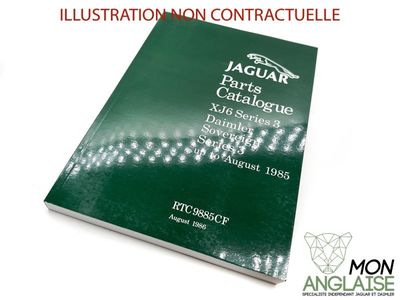 Catalogue de pièce détachées XJ6 Serie III Jaguar XJ Série 3 de 1978 à