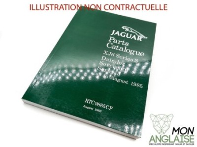 Catalogue de pièce détachées XJ6 Serie III Jaguar XJ Série 3 de 1978 à