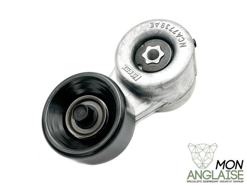 Tendeur de courroie d'accessoires Jaguar XK8 de 1996 à 2002 Référence OE : NCA7739AE