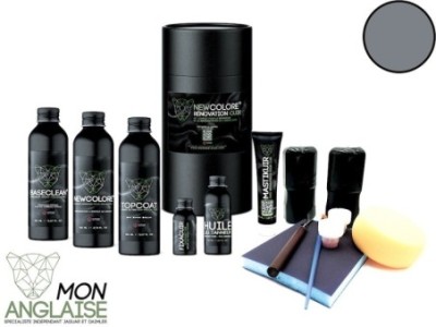 Kit de rénovation pour sièges en cuir Gris Saville LDY Jaguar XJ40 de